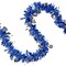 Northlight Dreidel Hanukkah Tinsel Garland - 50' x 3.5" - Blue & Silver - Unlit